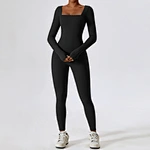 square neck jumpsuit